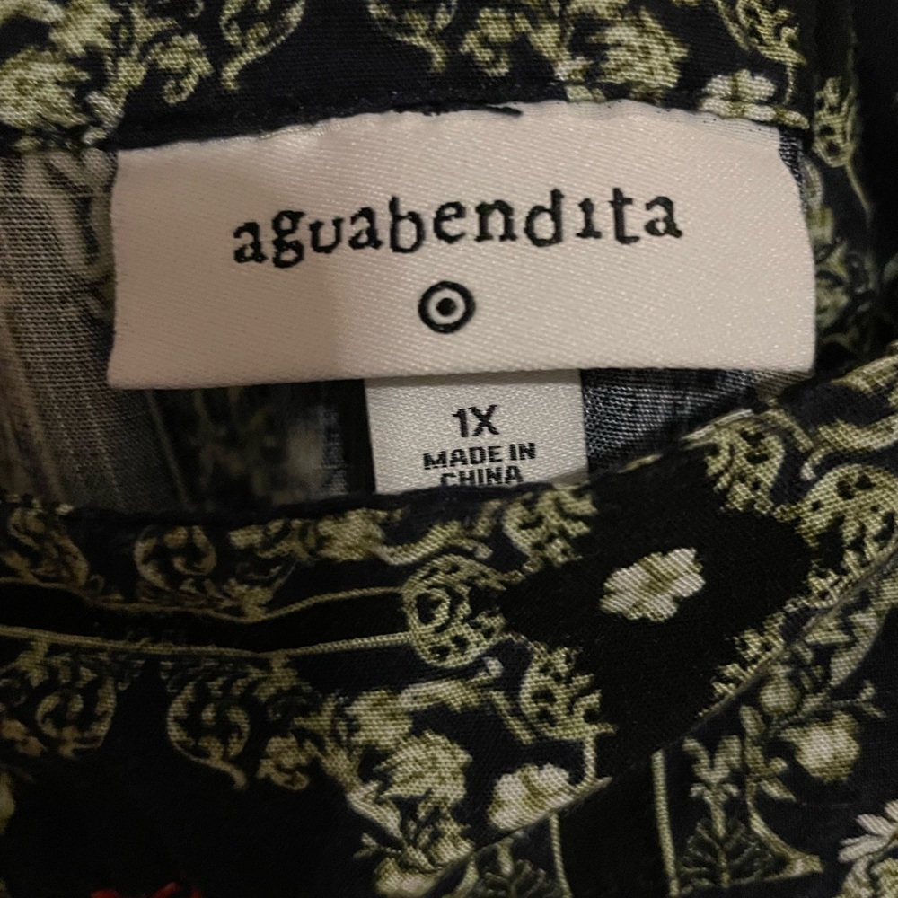 Agua Bendita X Target Dainty Floral Tile Print Mini Dress Size 1X - Picture 5 of 7